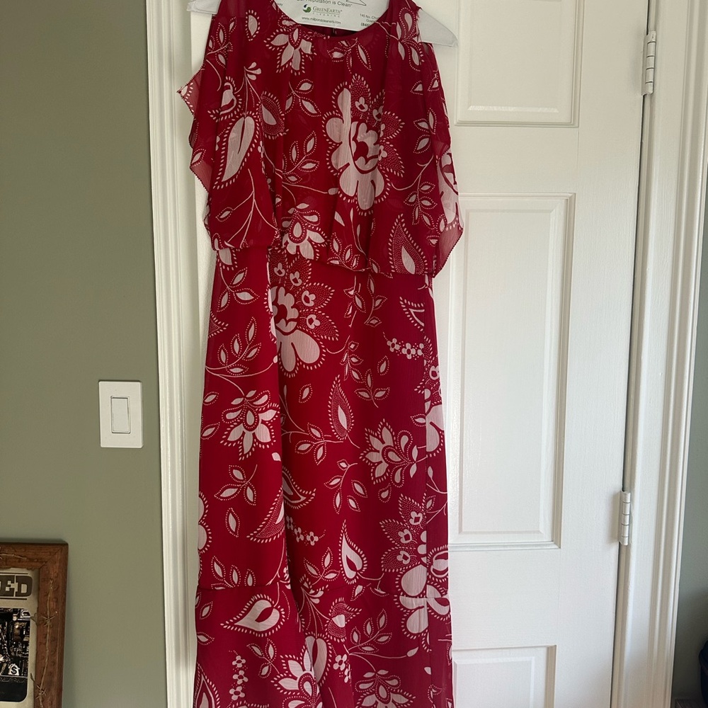 Ann Taylor Vibrant Red Dress